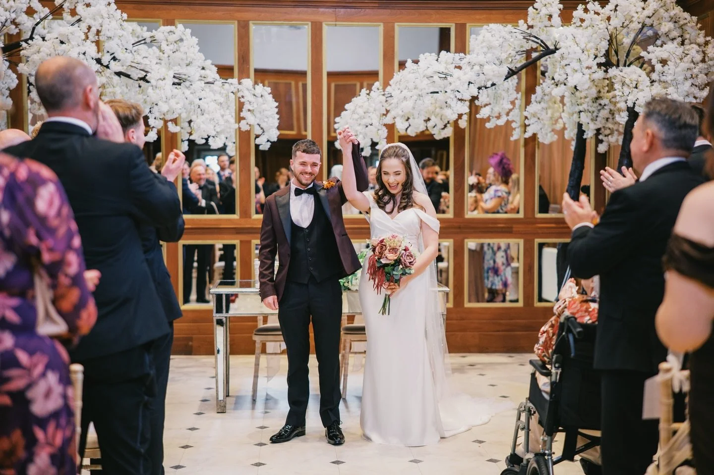That Just Married feeling! 🎉

The walk back down the aisle and the confetti shot are two of the best moments from a wedding to capture! There&rsquo;s always so much happiness and energy! 🥂

Ellie &amp; Greg at the beautiful @bourtonhall ✨🤍💍

#bou