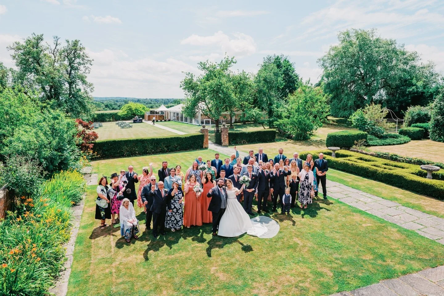 Beautiful moments from Maddie &amp; Tom&rsquo;s summer wedding back in June at @bordesleyparkweddingvenue 🌞💍✨

#summerwedding #bordesleyparkweddingvenue #weddings #outdoorwedding #marqueewedding #bride #weddingphotography #weddingphotographer #cand
