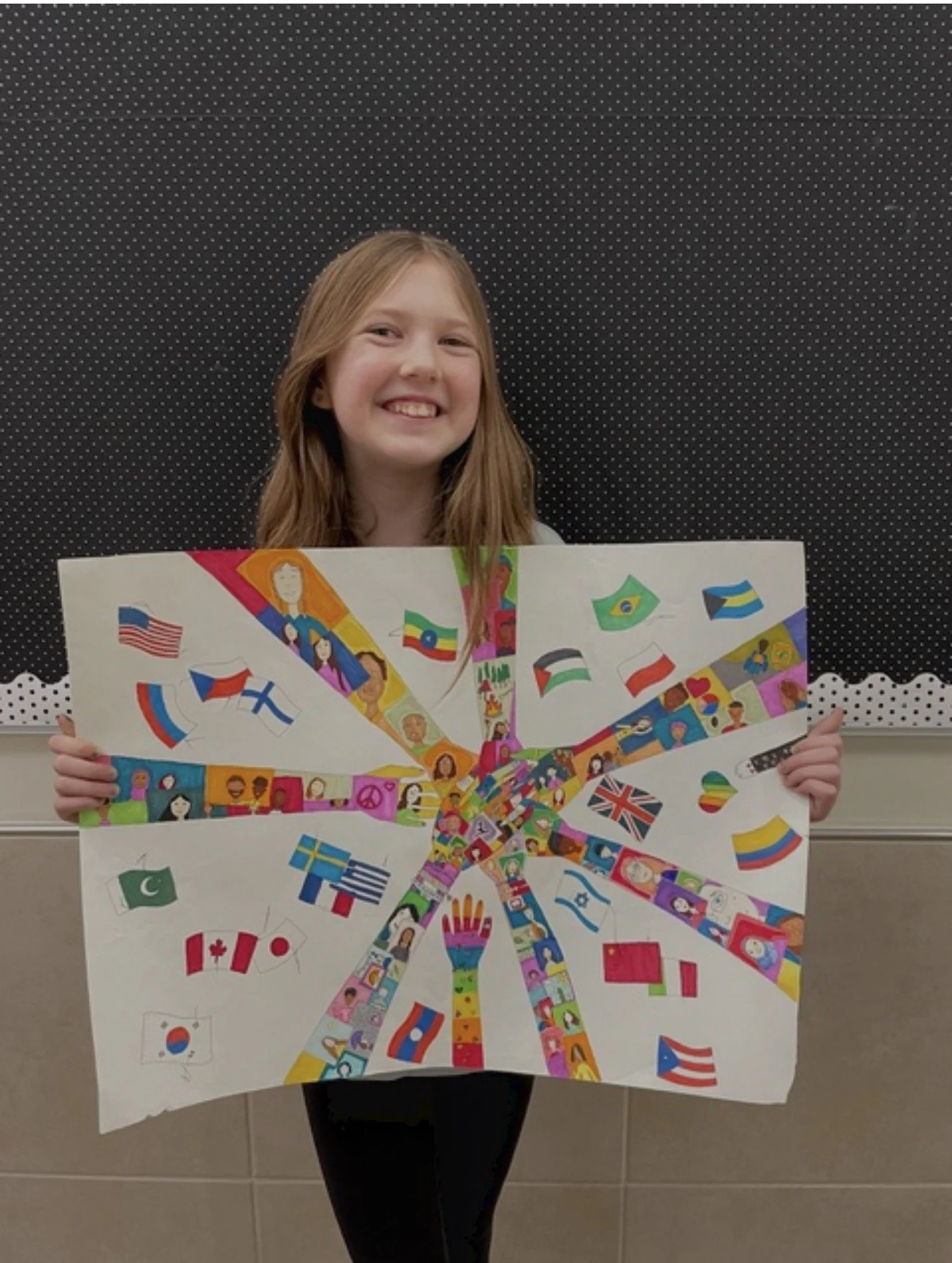 Girdwood 7th Grader's Peace Poster Rises Up