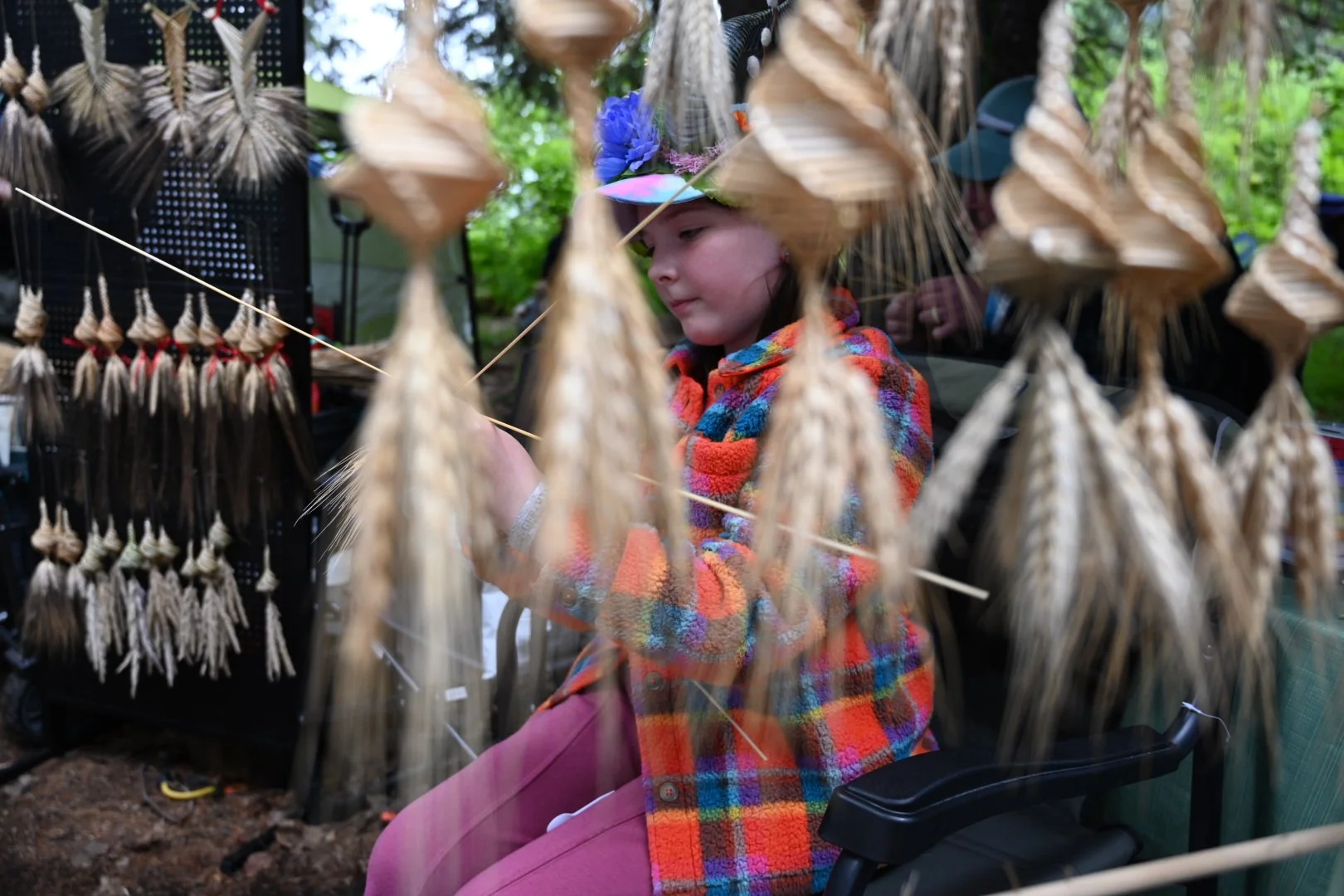 What is a 'Corn Dolly'? An Irish Tradition Hangs as Tan Ornaments at the Fair