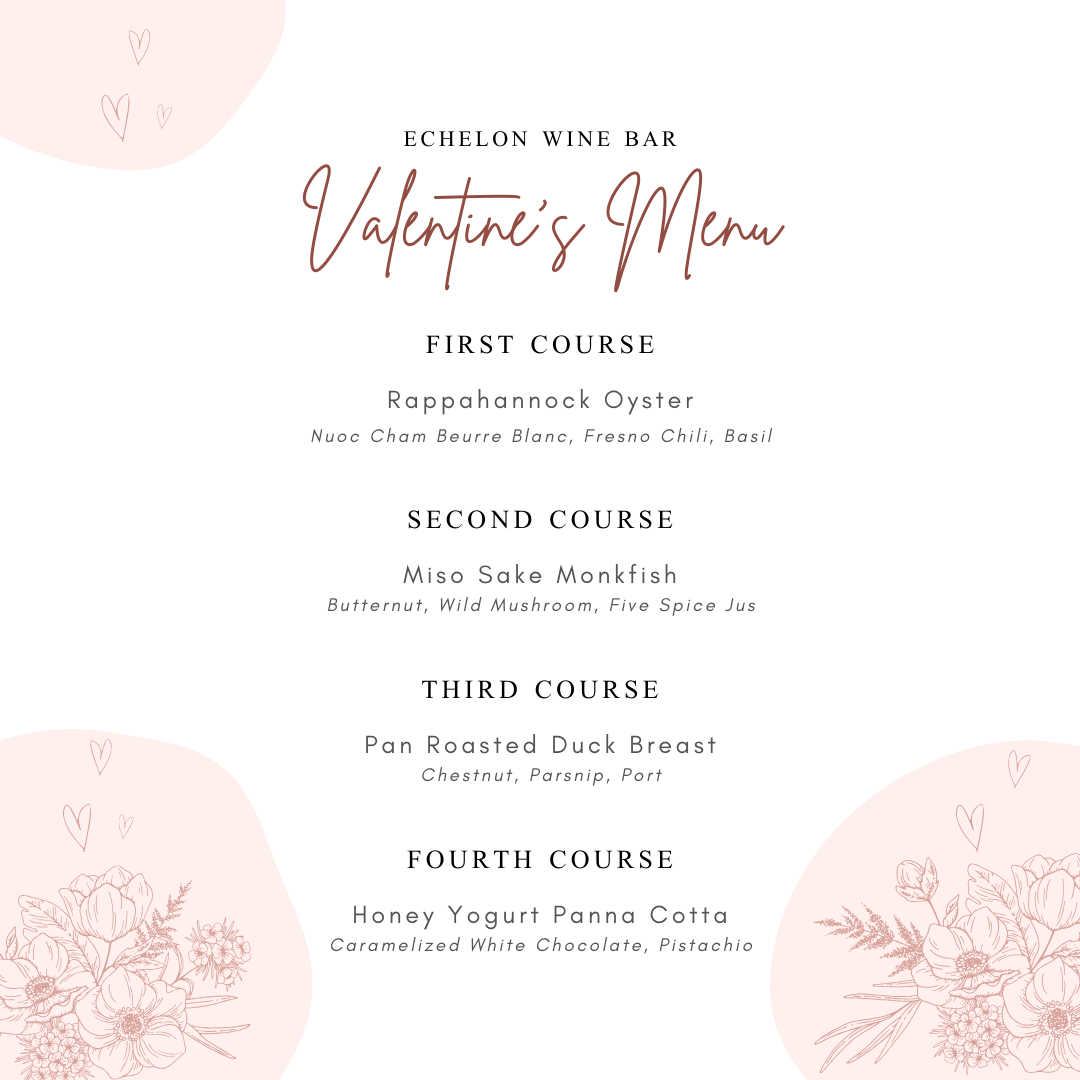 Valentine's Day Tasting Menu