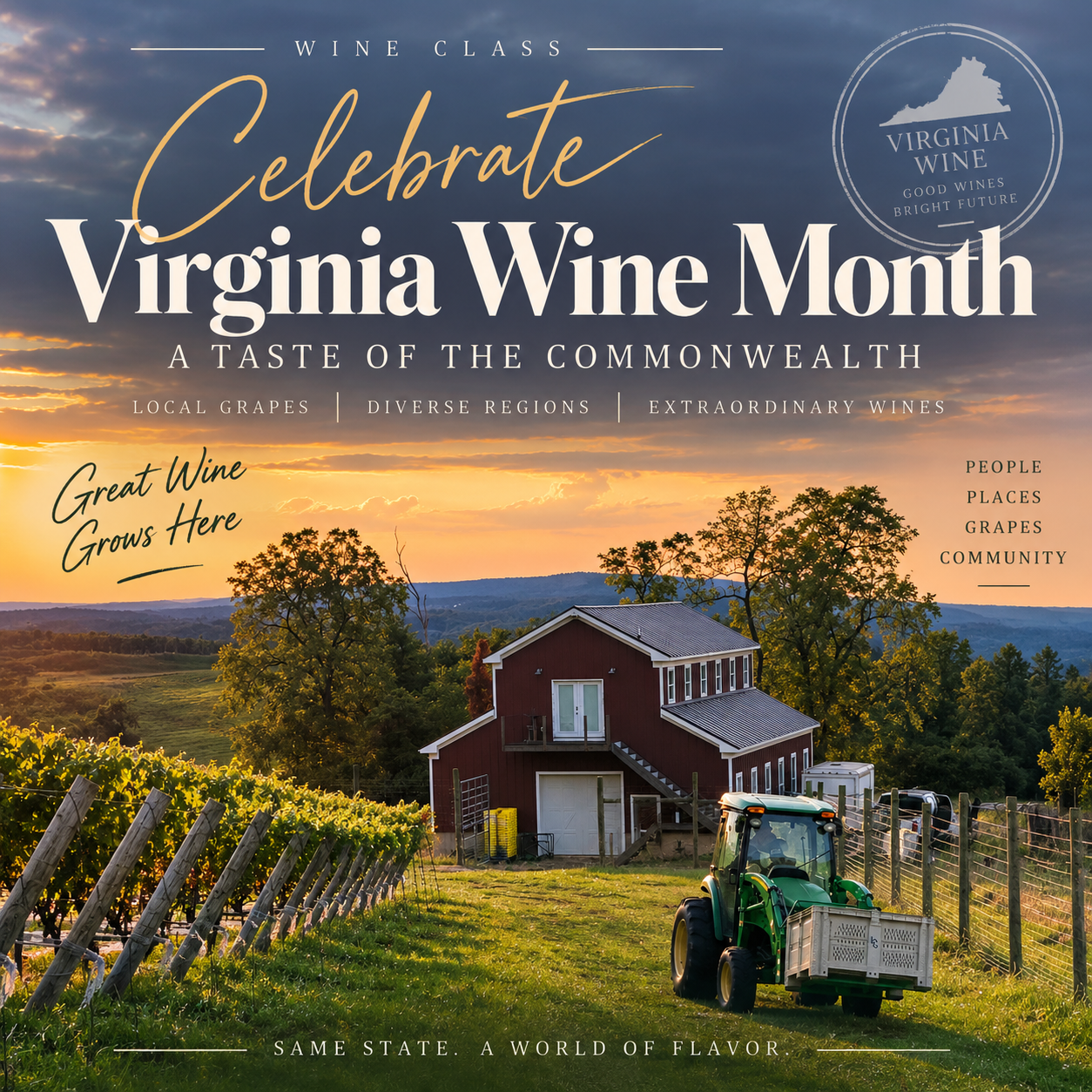 Celebrate Virginia Wine Month: A Taste of the Commonwealth