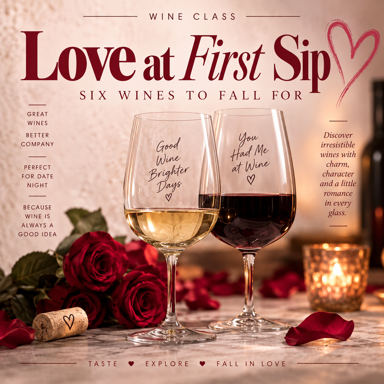 Love at First Sip: Six Wines to Fall For