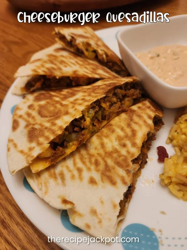 Cheeseburger Quesadillas