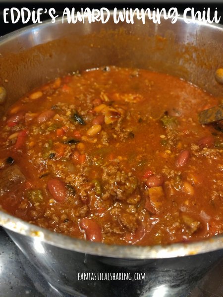 Eddie’s Award Winning Chili