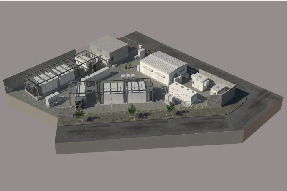 BESS Site Rendering