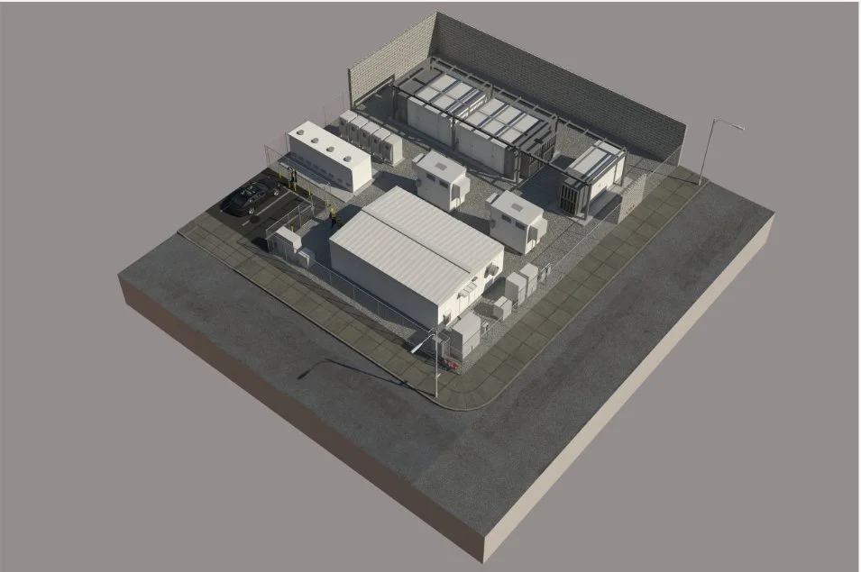 BESS Site Rendering