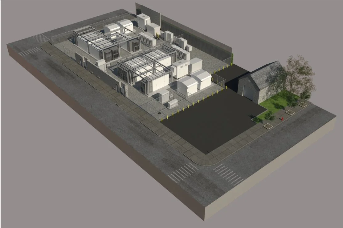 BESS Site Rendering