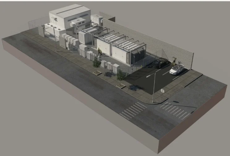 BESS Site Rendering
