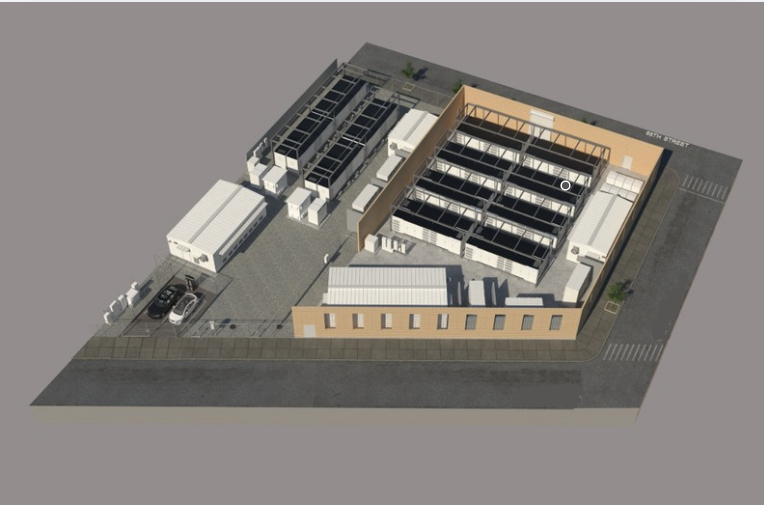 BESS Site Rendering