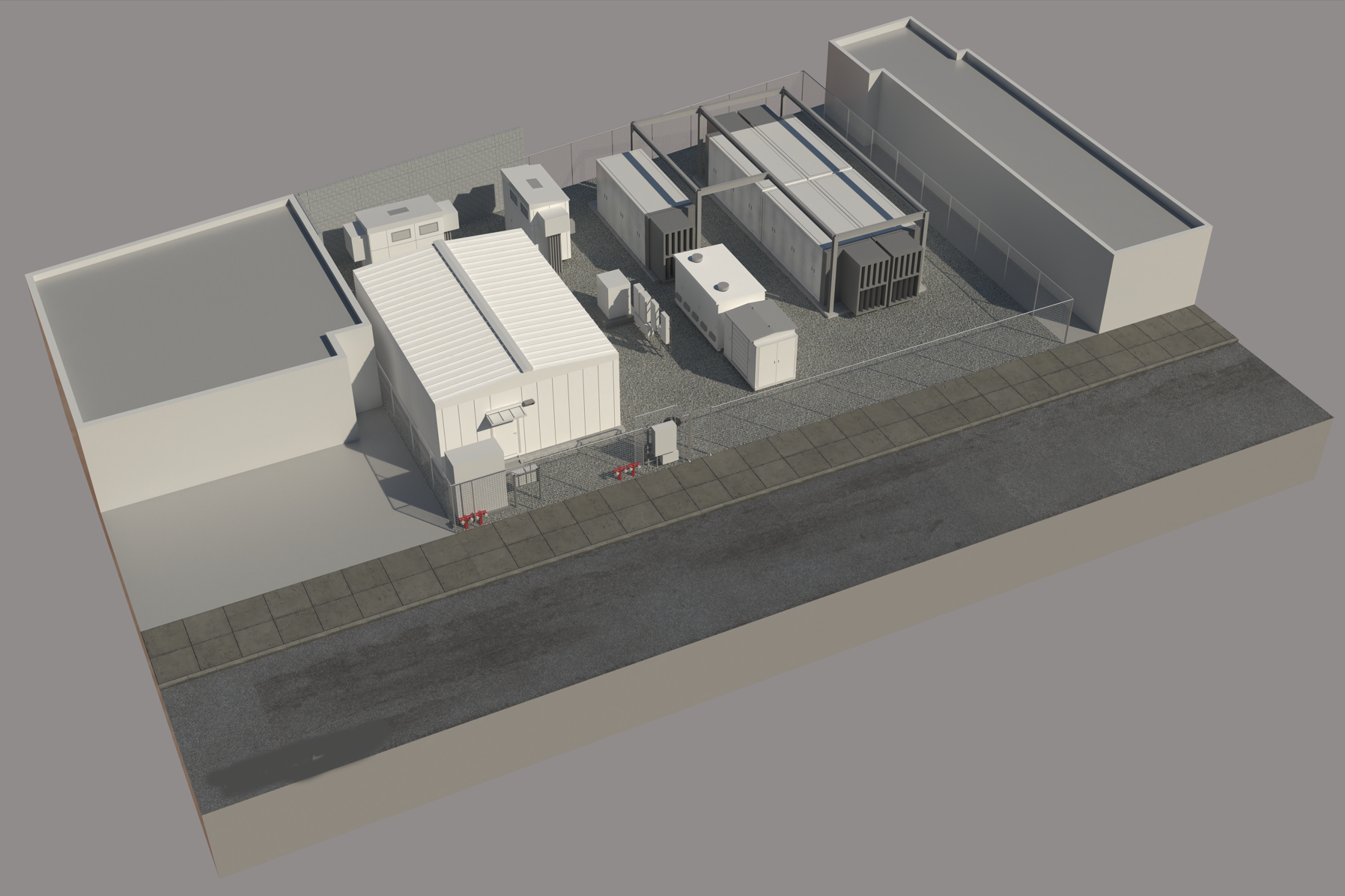 BESS Site Rendering