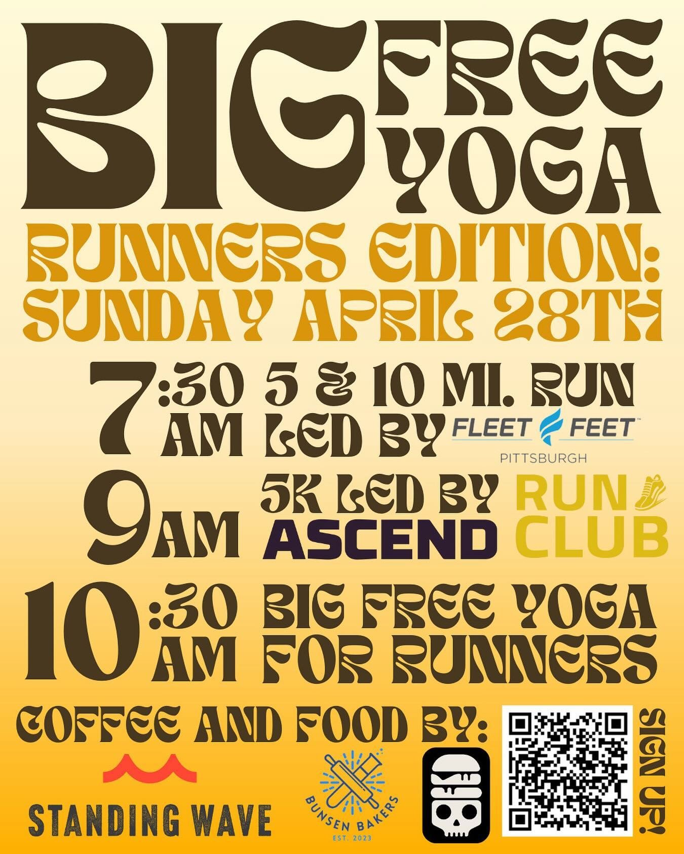 Treat yourself to some baked goodies after a run and some yoga! Spots are limited for @velumfermentation Big Free Yoga event next Sunday, sign up now🏃&zwj;♀️🧘🍪