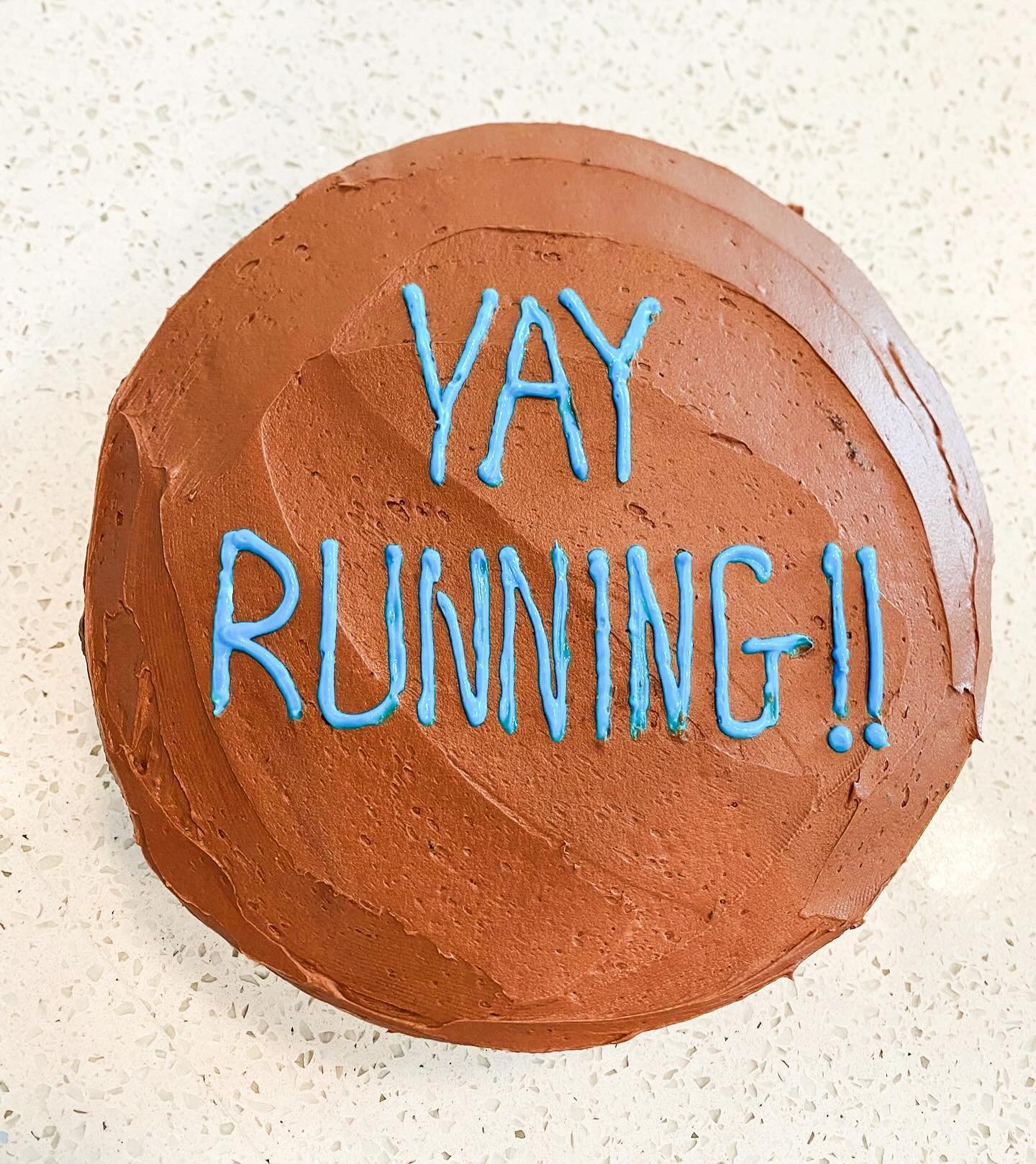 Congrats to everyone who ran the PGH marathon!
We celebrated with @thebearfx&rsquo;s insanely chocolate-y cake 🤩
