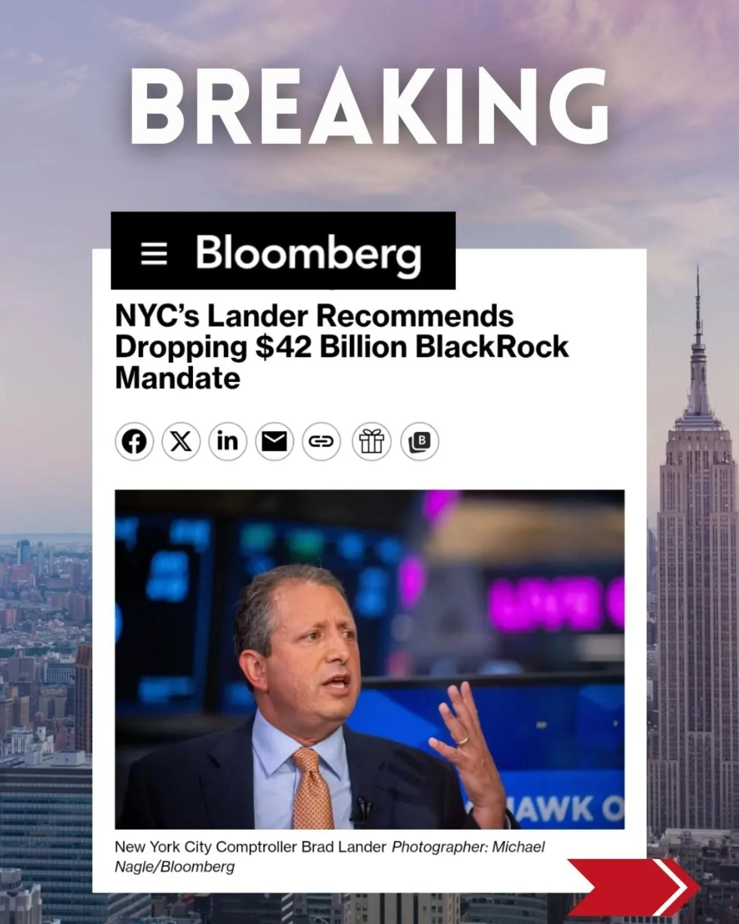 This is a massive movement win. We're so deeply appreciative for our movement partners who have been fighting tirelessly for this since the beginning of the campaign. @fff.nyc
@350nyc @ny4change @vessel.project 

Lander's announcement this morning me