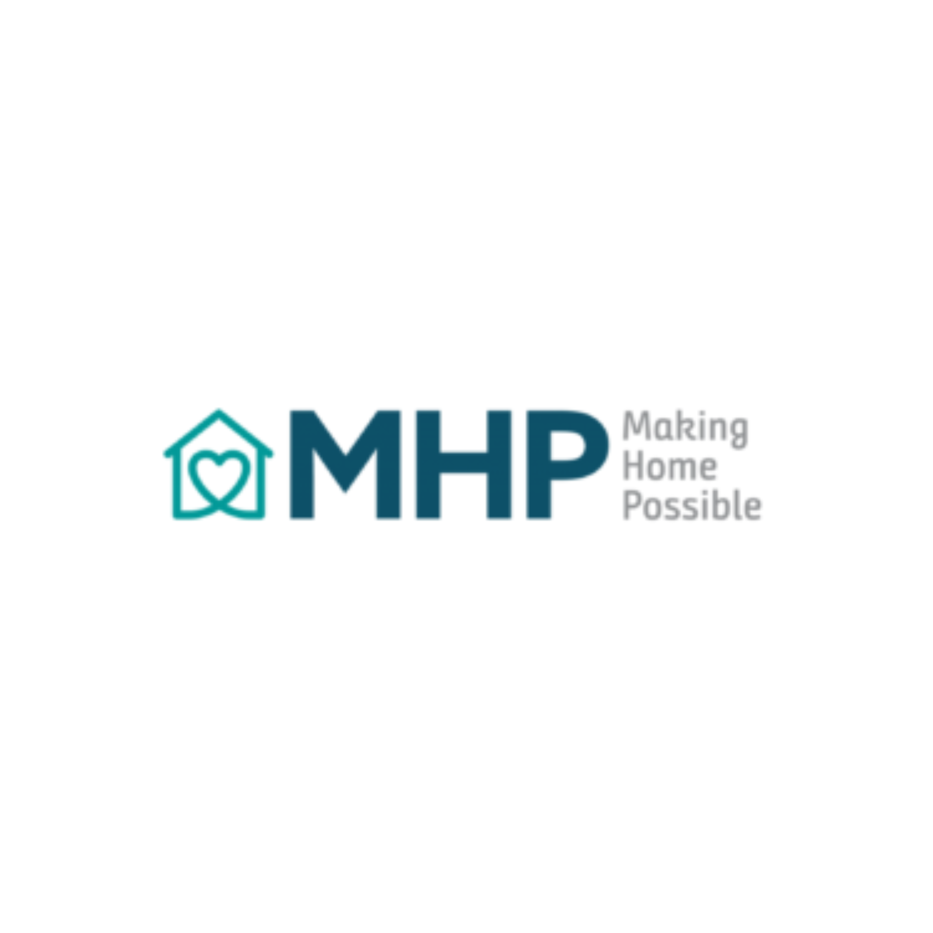 Logo for Making Home Possible (MHP) with a house icon and a heart inside, accompanied by the tagline 'Making Home Possible'.