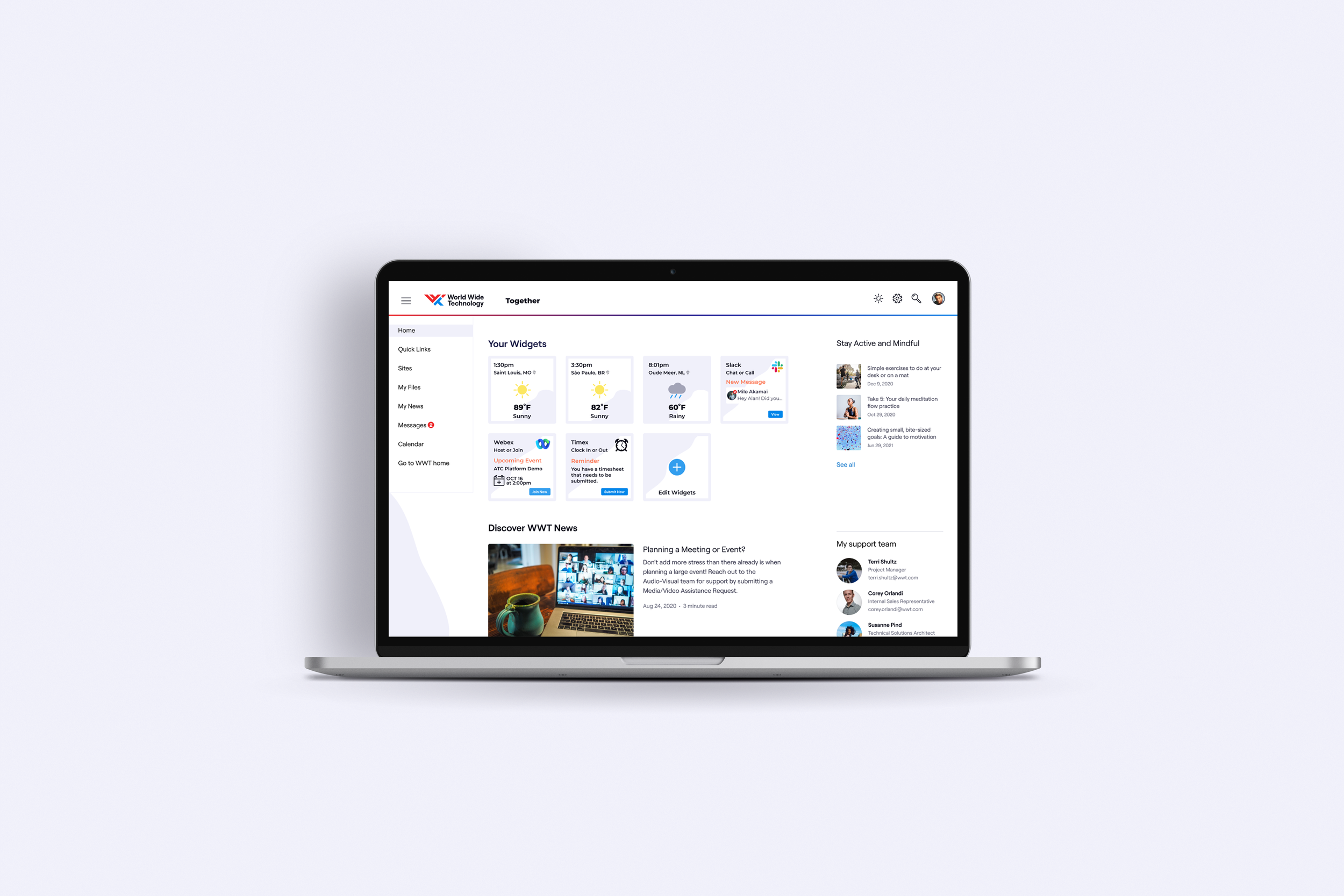 Together — A better way of communicating | UI