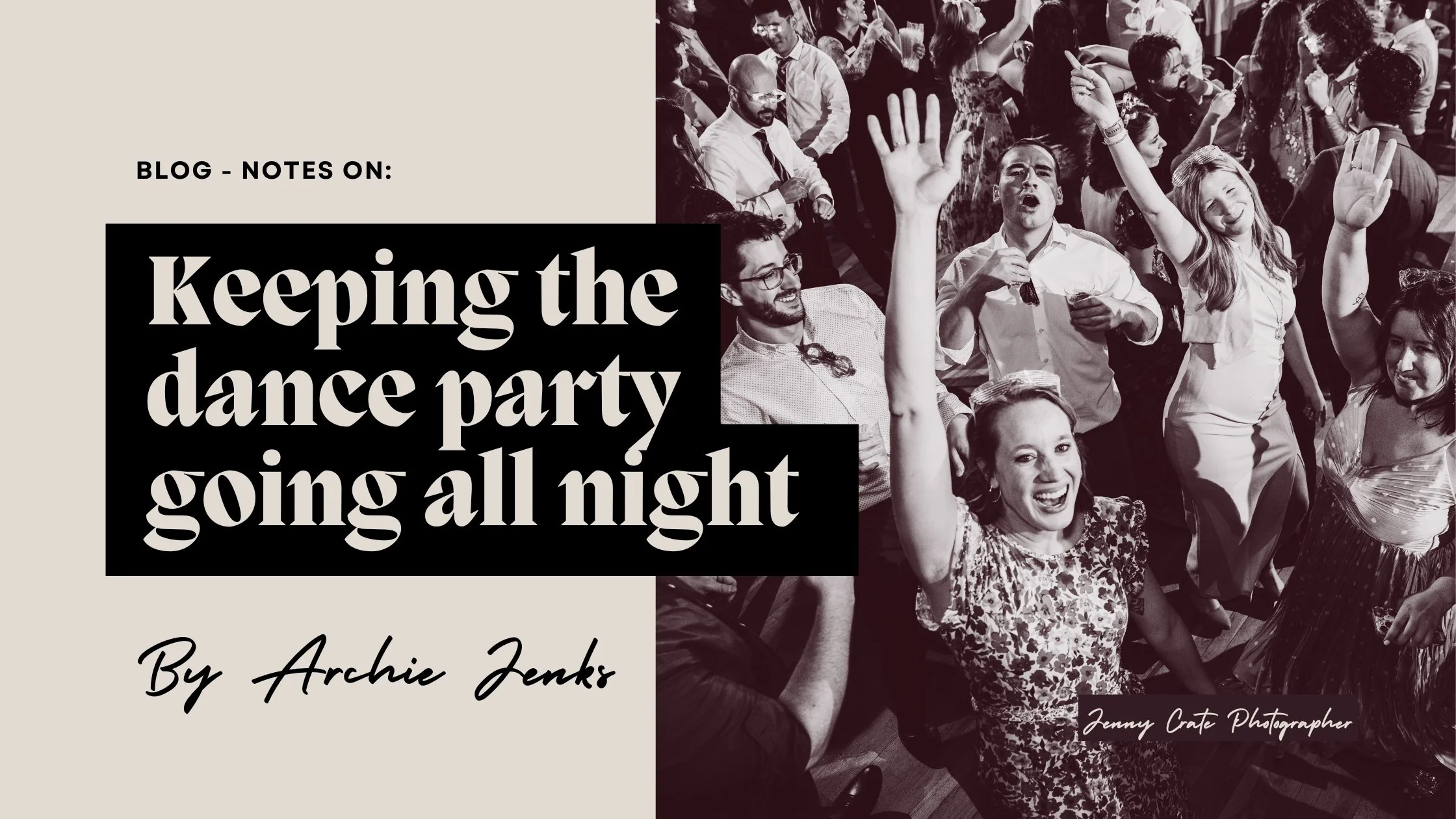 Notes on keeping the dance party going all night.