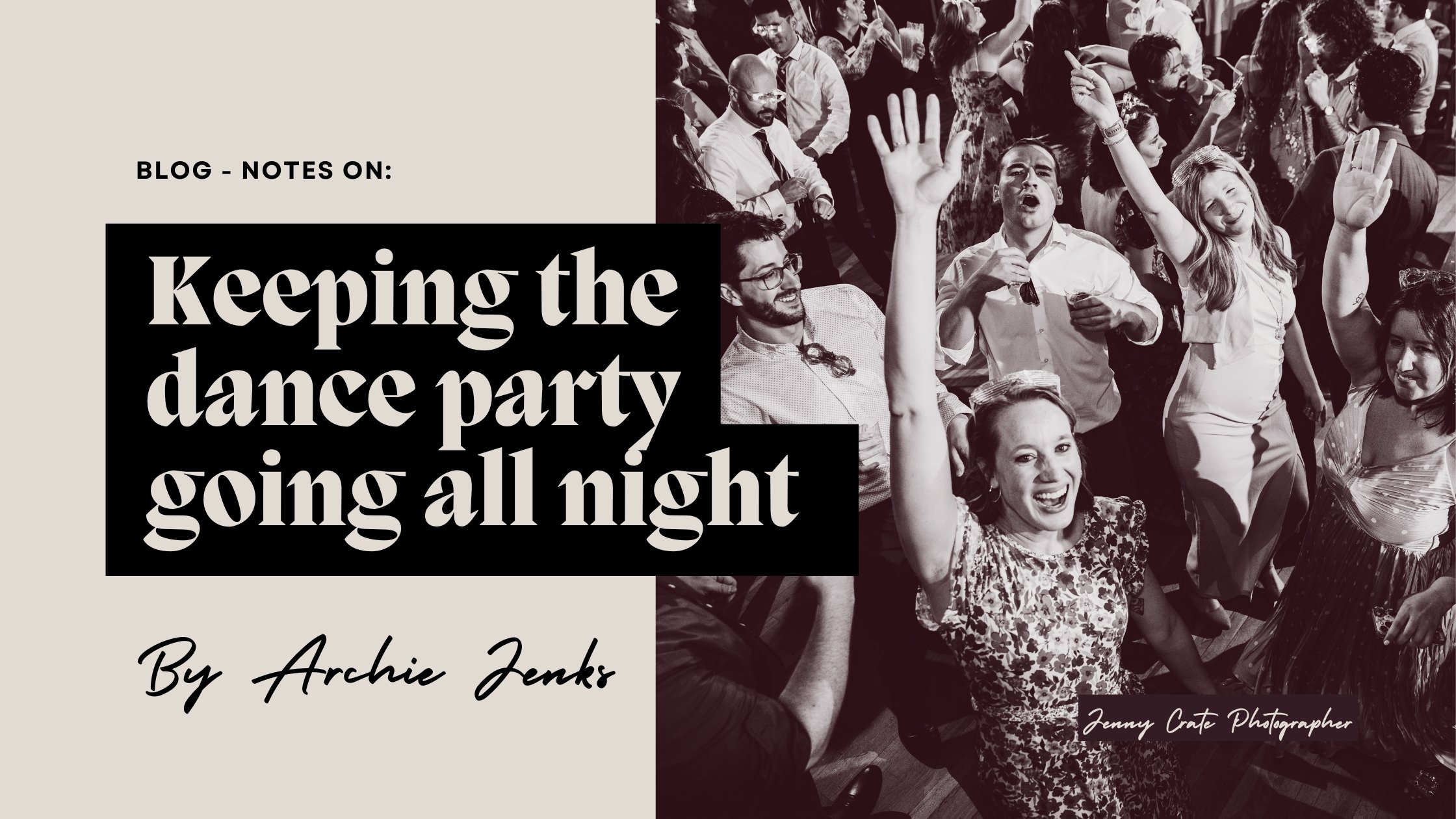 Dance party photo by Jenny Crate Photographer