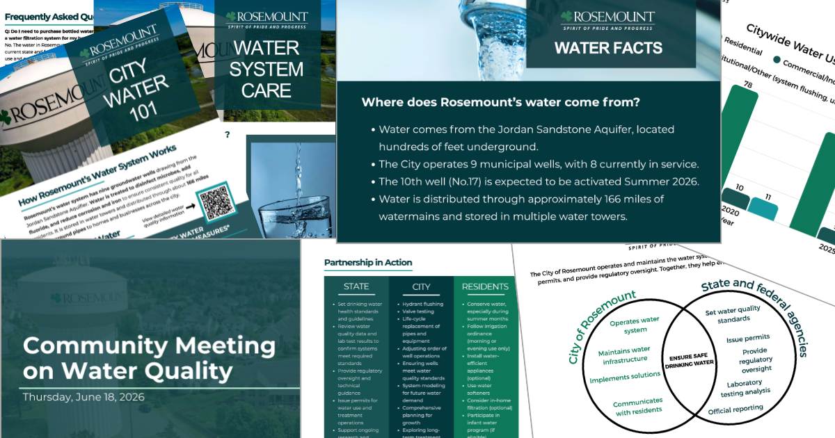 Hometown Safety: Easily access City resources regarding water quality