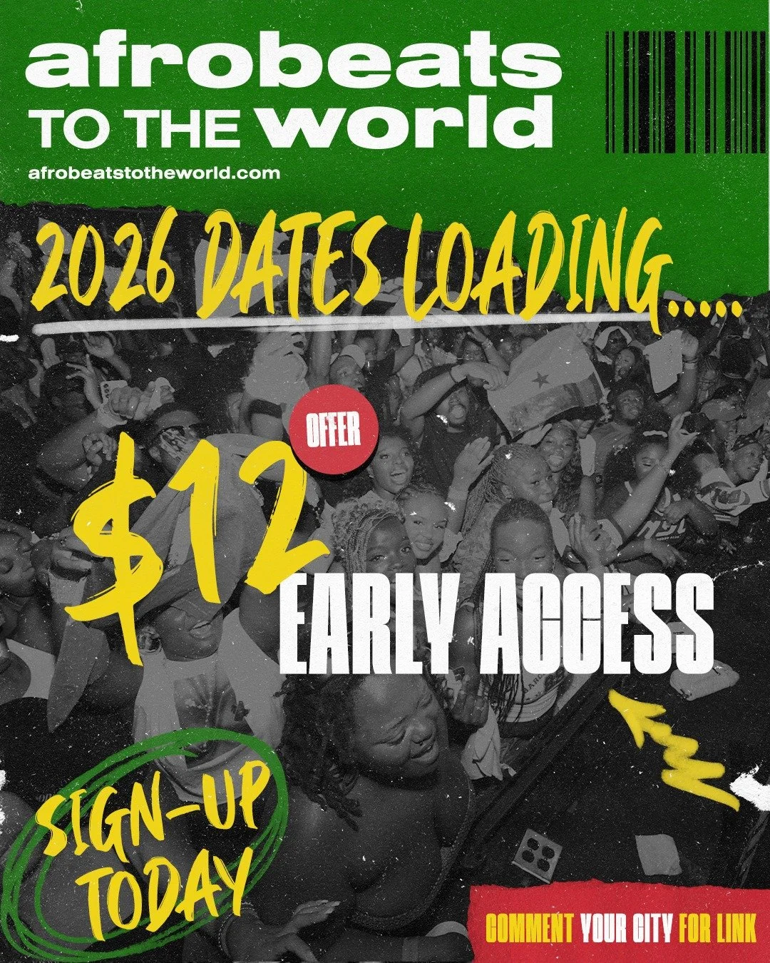 🎶🔥 Sign up now for $12 early access&hellip;
Because when the price jumps, may God have mercy on anyone who waited. 🙏😂

✅ Comment your city to get tapped in:
Atlanta, Baltimore, Boston, Charlotte, Chicago, Cincinnati, Columbus, Dallas, Detroit, Du