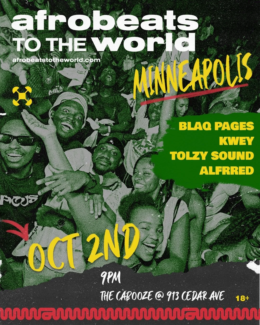 MINNEAPOLIS 🇳🇬🔥
Minneapolis, let&rsquo;s celebrate Nigeria BIG this Independence weekend! 🌍💚🤍💚 w/ our @samambo.world fam 

📅 Friday, October 2
📍 Minneapolis At Cabooze 18+

🎧 @blaq.pages @kwey_ @tolzysound @_alfrred_ 🔥
💃 @mandy_ani @thatg
