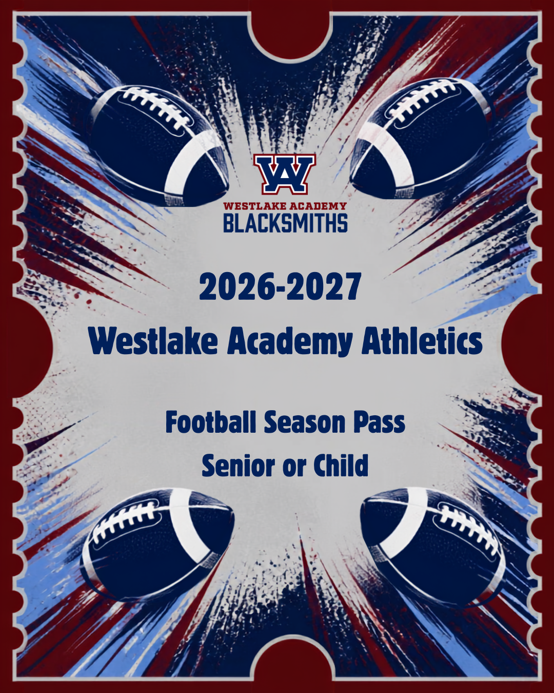 WA Football Senior or Child Season Ticket (2026-2027)