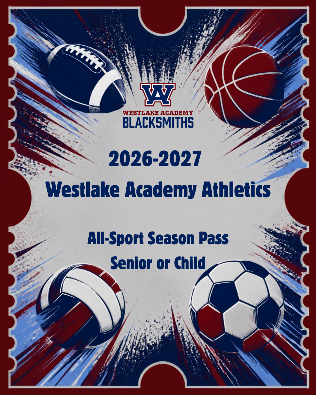 WA All-Sport Senior or Child Season Ticket (2026-2027)