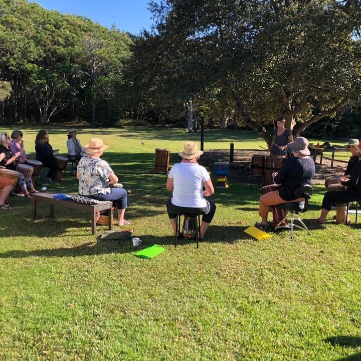 One of my favourite times of the year. The 2023 #mullaway Women's #drummergirl retreat was the best so far. 

#womendrumming #africandrumming #drummergirl #drumwithsimone #simonelang #womensretreat #coffscoast #drumjoy #nsw