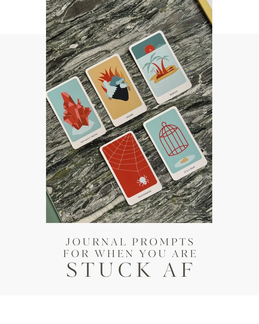 For all my bbs who are feeling stuck AF and omg it's only Monday... here's five journal prompts to get you unstuck. 

At worst, this is a somewhat productive procrastination technique. At best, it might offer you some revelations into what you're nav