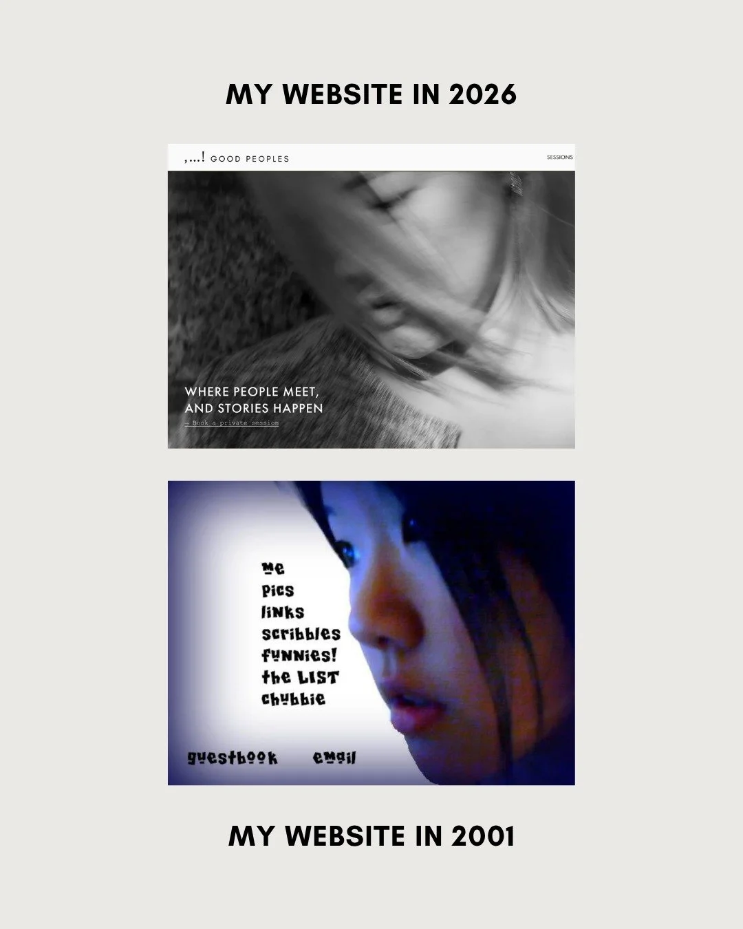 Back in the early 2000s when everyone was stanning Geocities, this little rebel decided to host her first website on a platform called 20m, and even though I have long, long ago lost access to this site, for some reason it still exists on the Interne