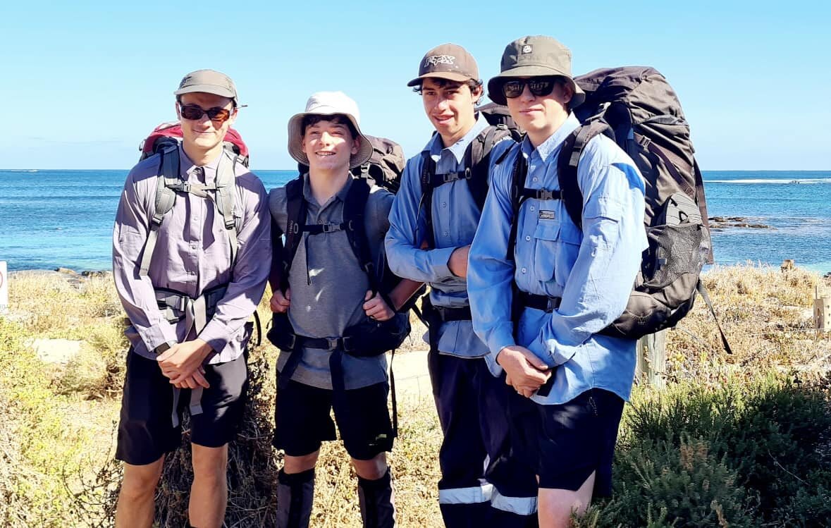 Good luck to Year 11 students Josh and Jordan who set off on their self-sufficient 125km Cape to Cape journey on the West Coast today, ending up in Augusta on Friday.

The trek will form part of the requirements to complete their Gold level in the Du