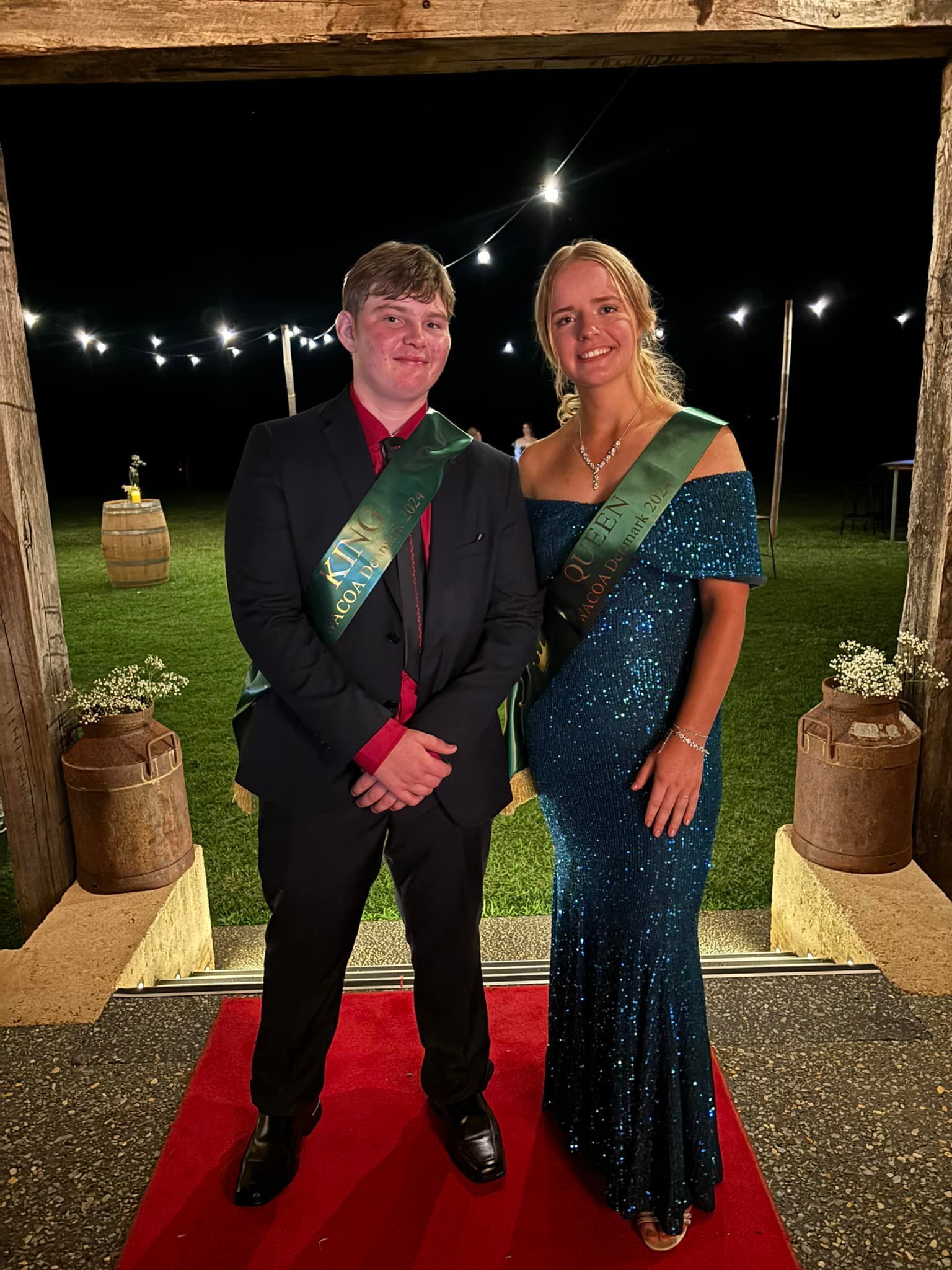 What a sensational night! Congratulations to our King and Queen of the Ball! 

Year 12 King: Will Reid 
Year 12 Queen: Bree Skinner 
Year 11 Prince: Tom Hams 
Year 11 Princess: Danny Ulrich
Daggiest Dancer: Ian Bock 
Life of the party: Ben Stirling 
