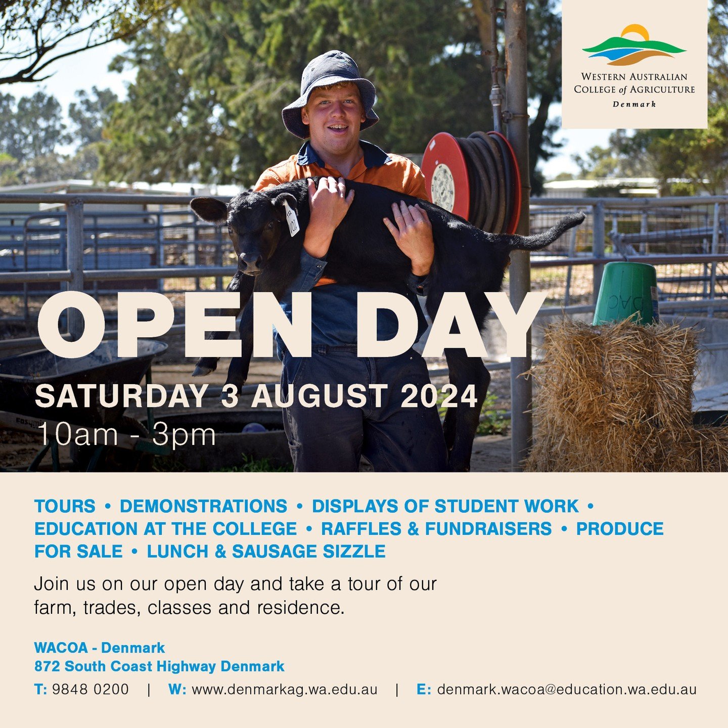 Mark your calendar for our Open Day!
Join us on 3rd August 2024 for a fun and informative day filled with tours, demonstrations, produce for sale, raffles and plenty of food. This is one of our biggest events for the year and we take pride in showcas