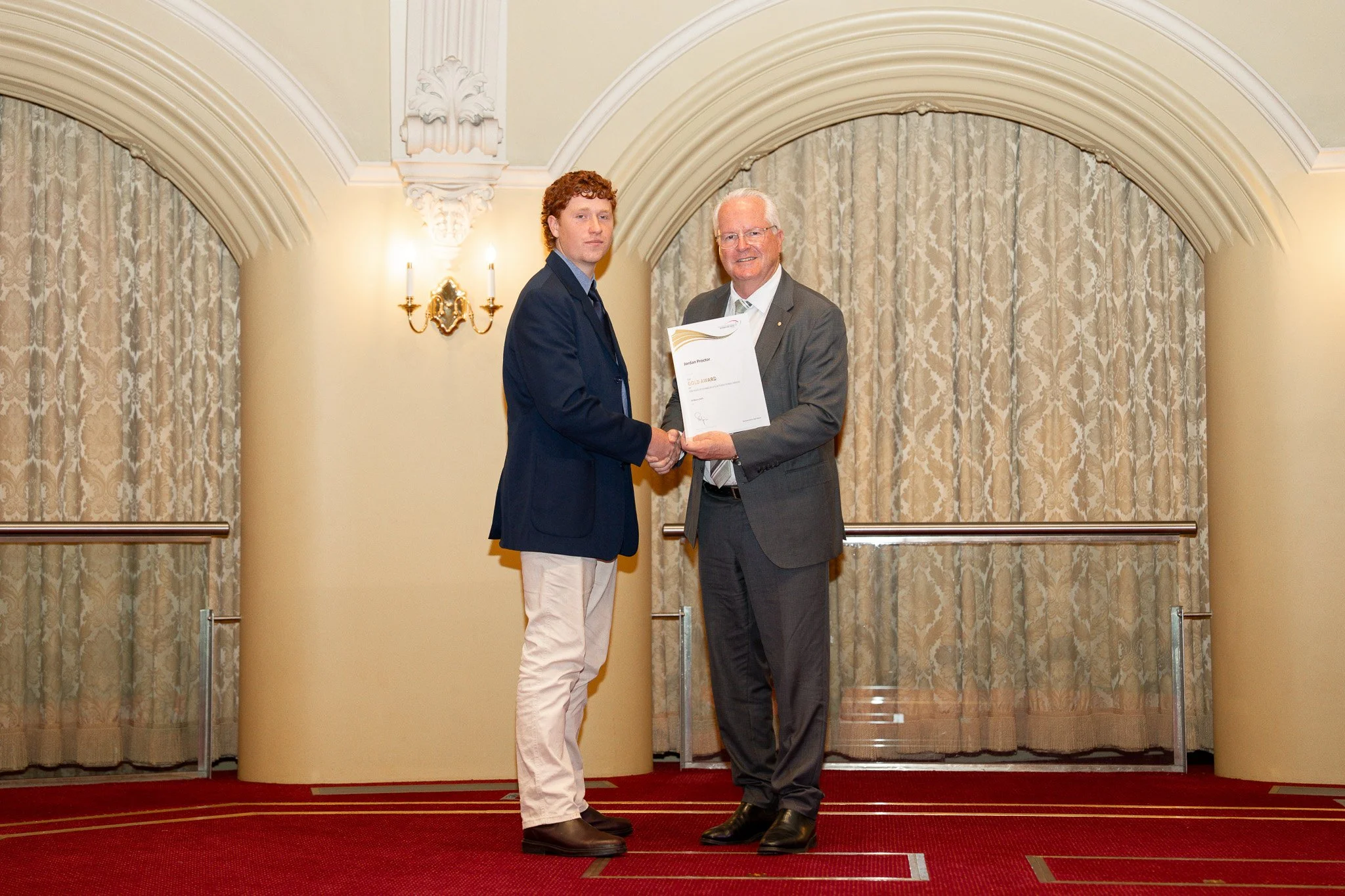 Congratulations to College student, Jordan Proctor on receiving the Duke of Edinburgh&rsquo;s International Award, Gold Award certificate 🏅

Jordan was presented with the award at a formal ceremony at Government House by His Excellency the Honourabl