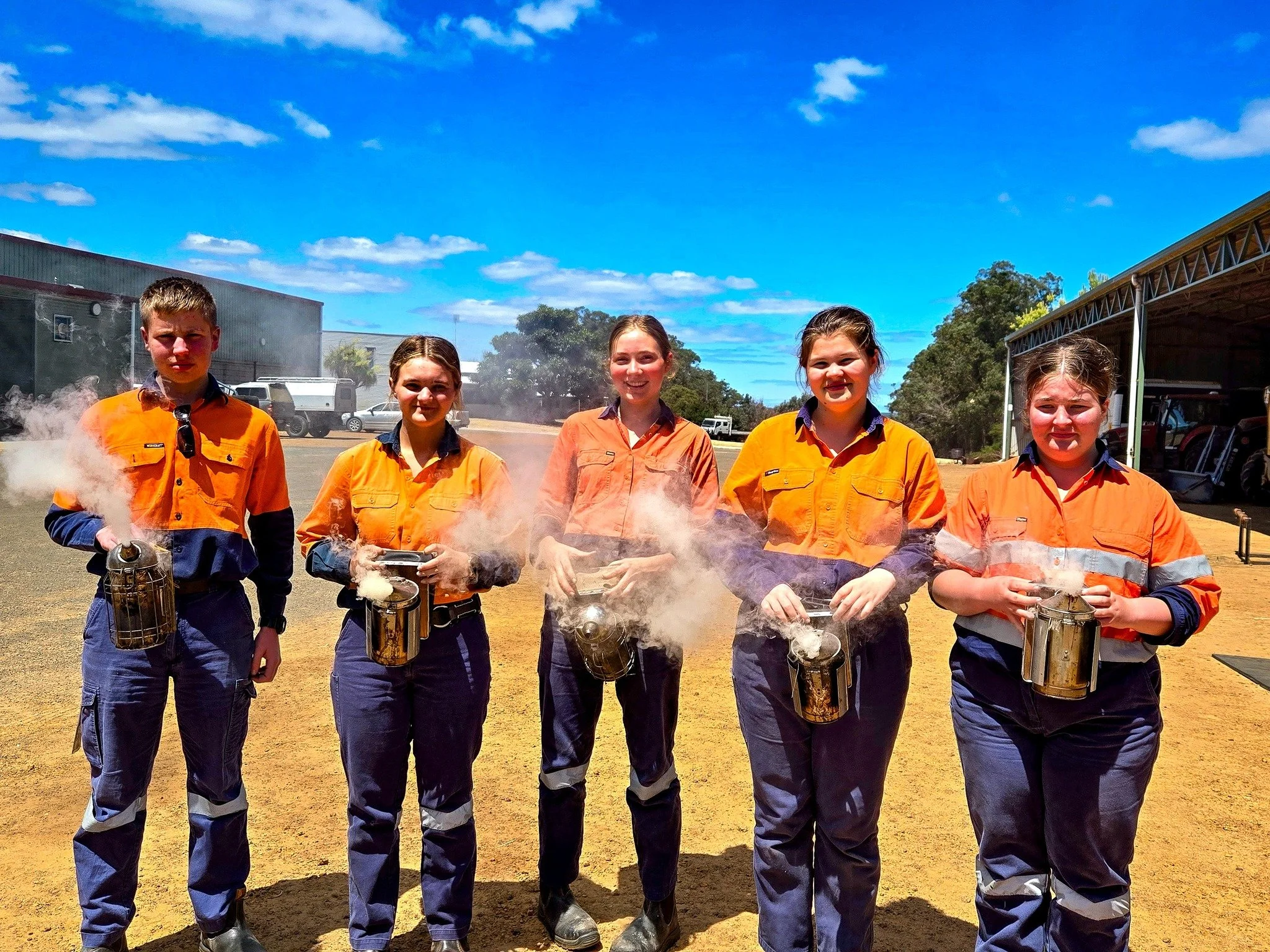 🐝🍯 Busy start for our Year 12 Beekeeping class! 🍯🐝 

Our Year 12 students have hit the ground running this term, getting hands-on with the fundamentals of beekeeping. From learning how to safely use a smoker to keep hives calm, to harvesting and 