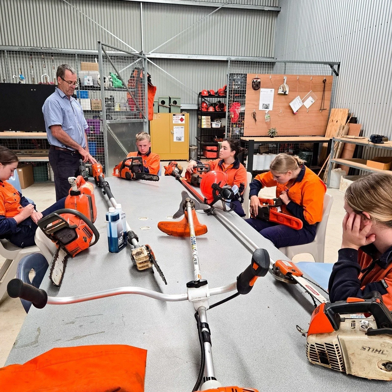 🌿🪵 Year 11 Rural Skills in action! 🪵🌿 

Our Year 11 Rural Skills students have been making the most of the great weather while building practical, on-farm skills. Over the past few weeks, they&rsquo;ve been learning the essentials of chainsaw mai