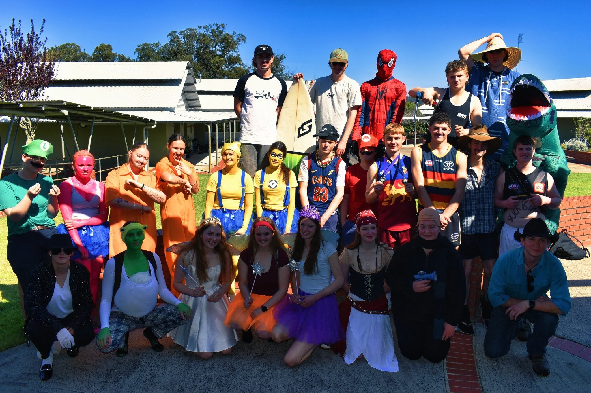🎭 YEAR 12 DRESS UP DAY! 🎉POST 2 OF 2

Our Year 12 students got creative today for a fun dress up day, with one simple rule &mdash; dress up as something beginning with the first letter of your name! 👀

From clever costumes to some very creative in
