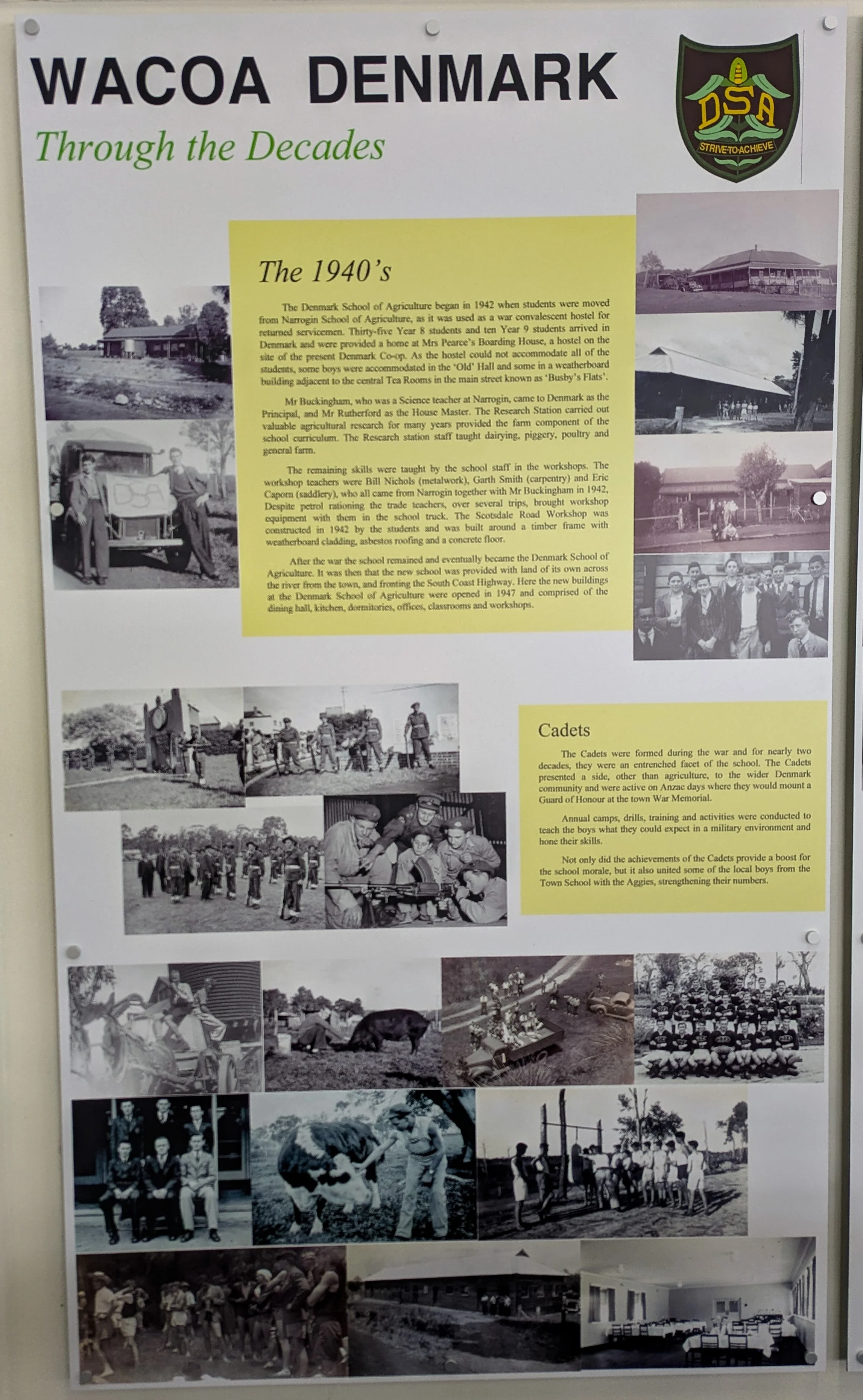 History Wall, College Dining Room