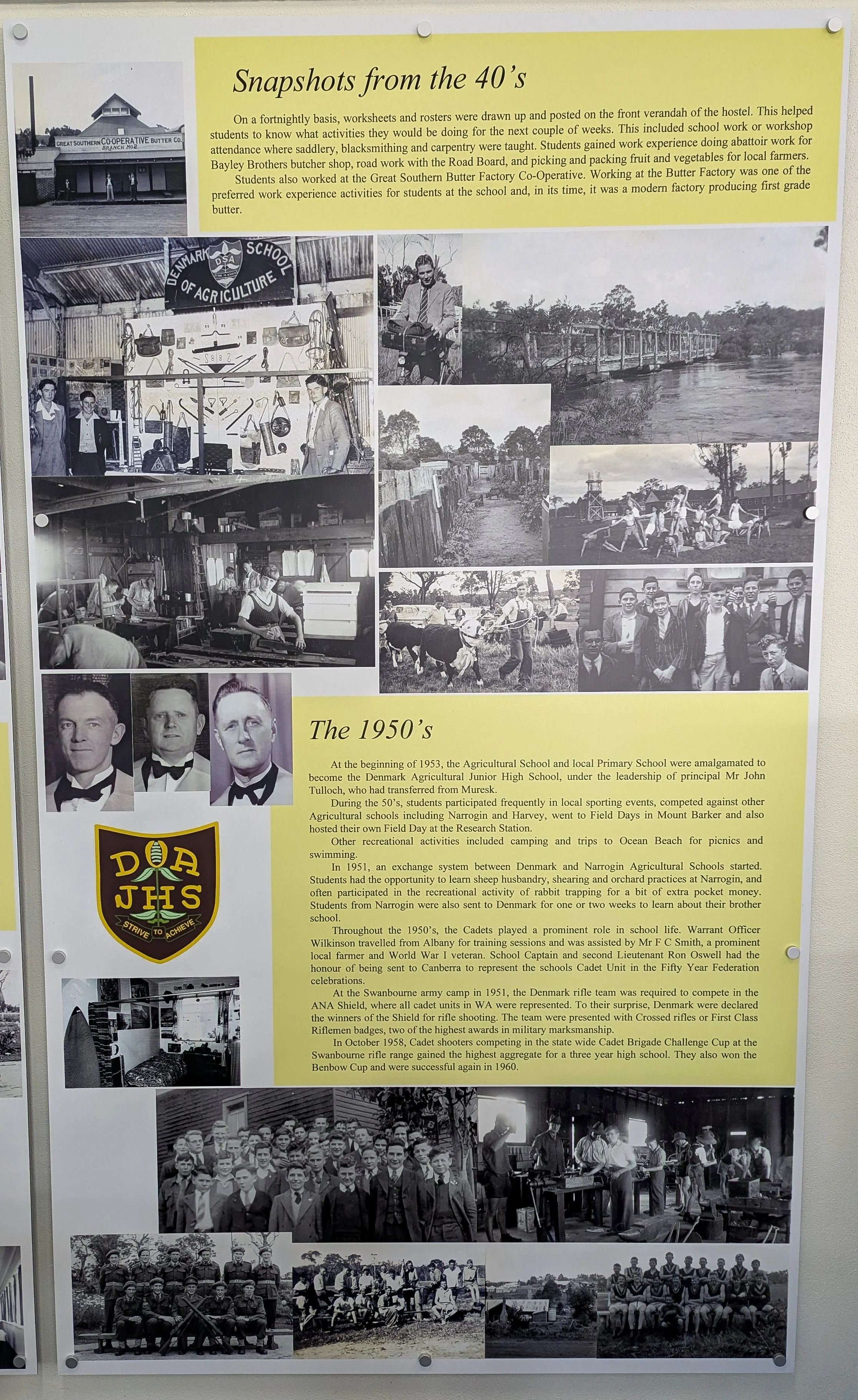 History Wall, College Dining Room