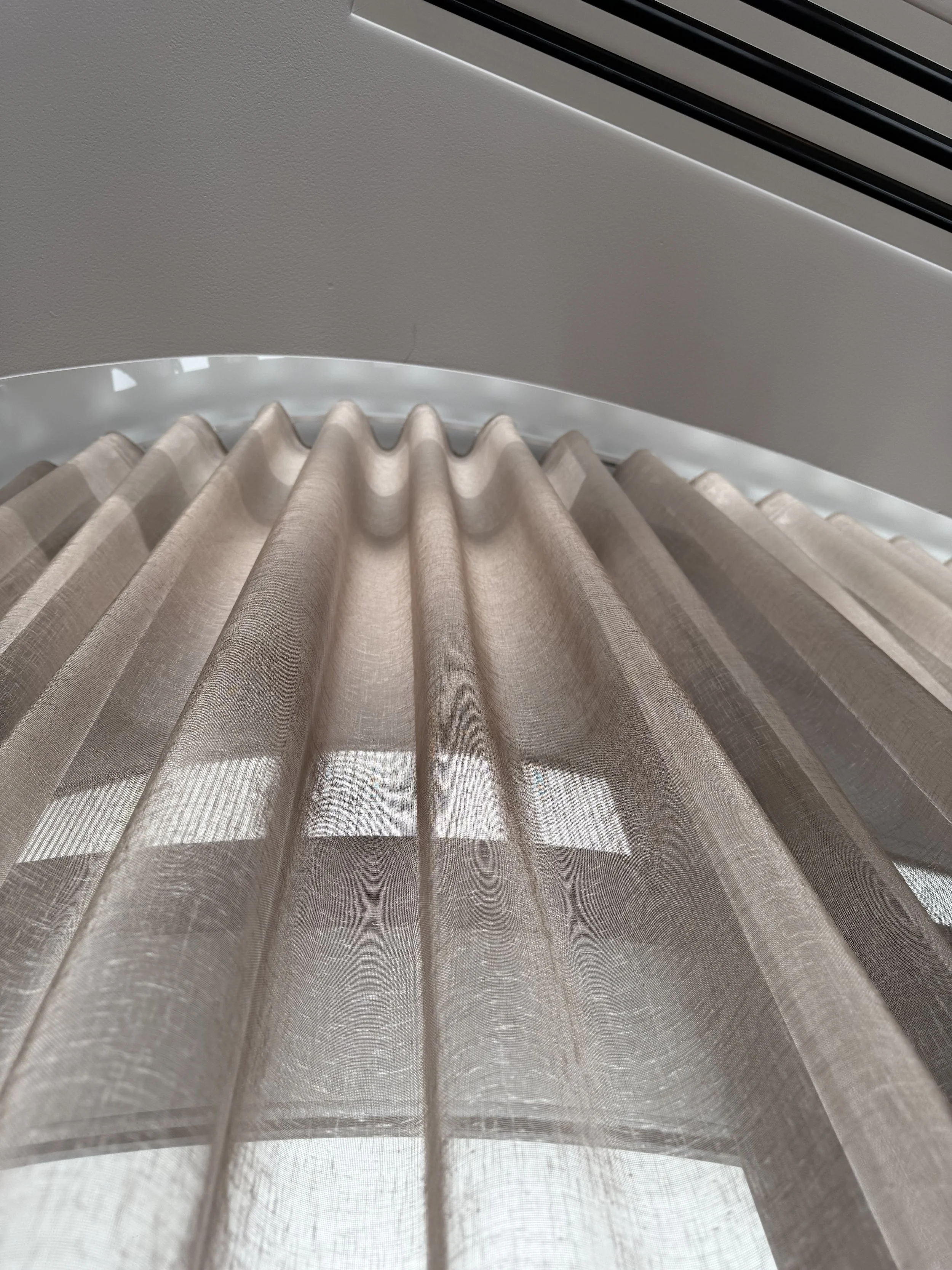S-Wave curtain track recessed ceiling installation Perth