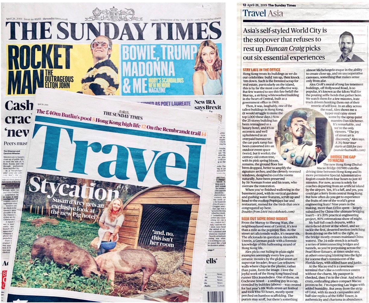 The Sunday Times, April 2019