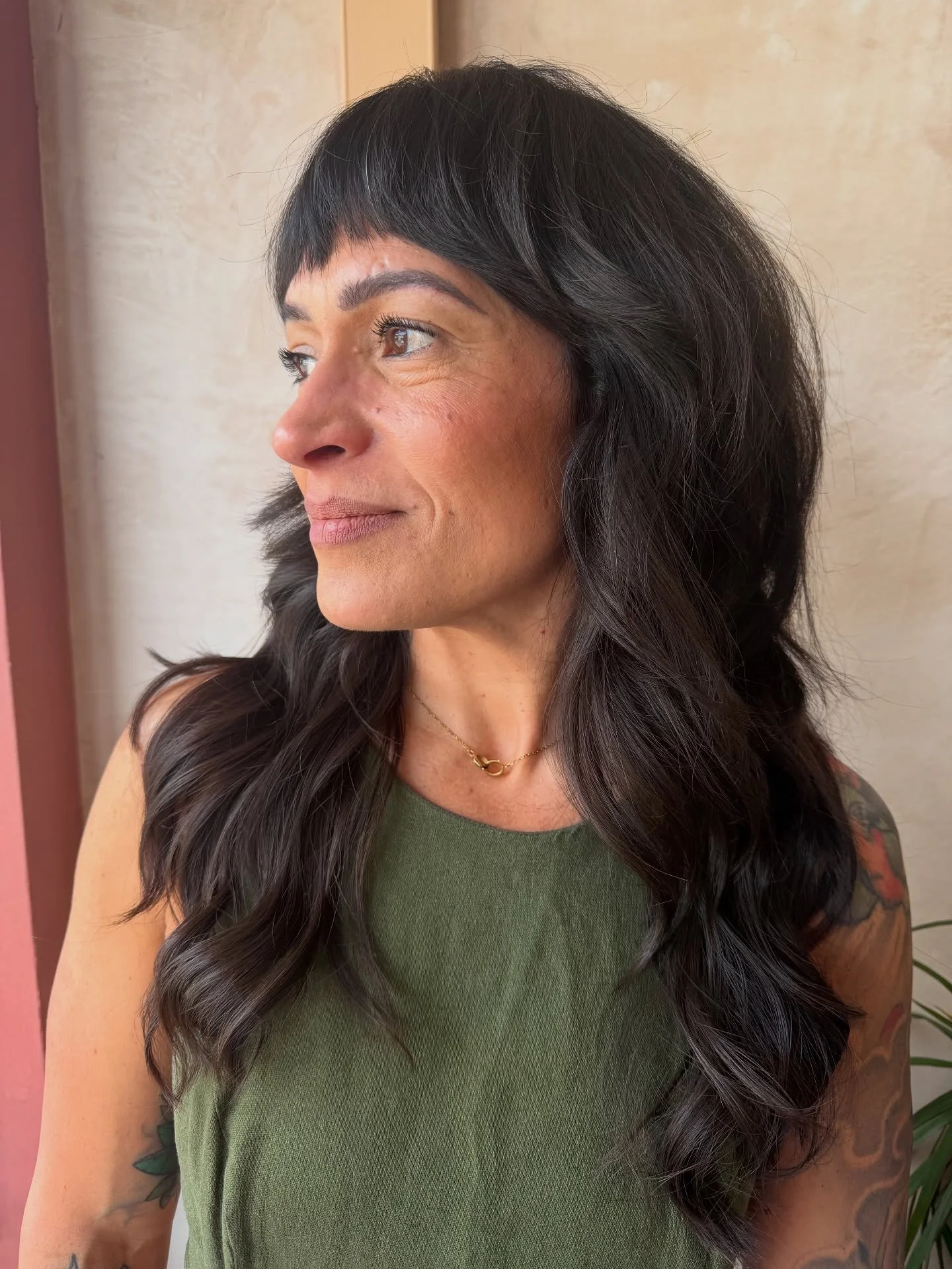 Gorgeous restyle for Carolina 🫶 

She wanted something more playful especially when she tied her hair up so this hair cut was exactly that!! 

Thank you for trusting me when your transformation 🤍