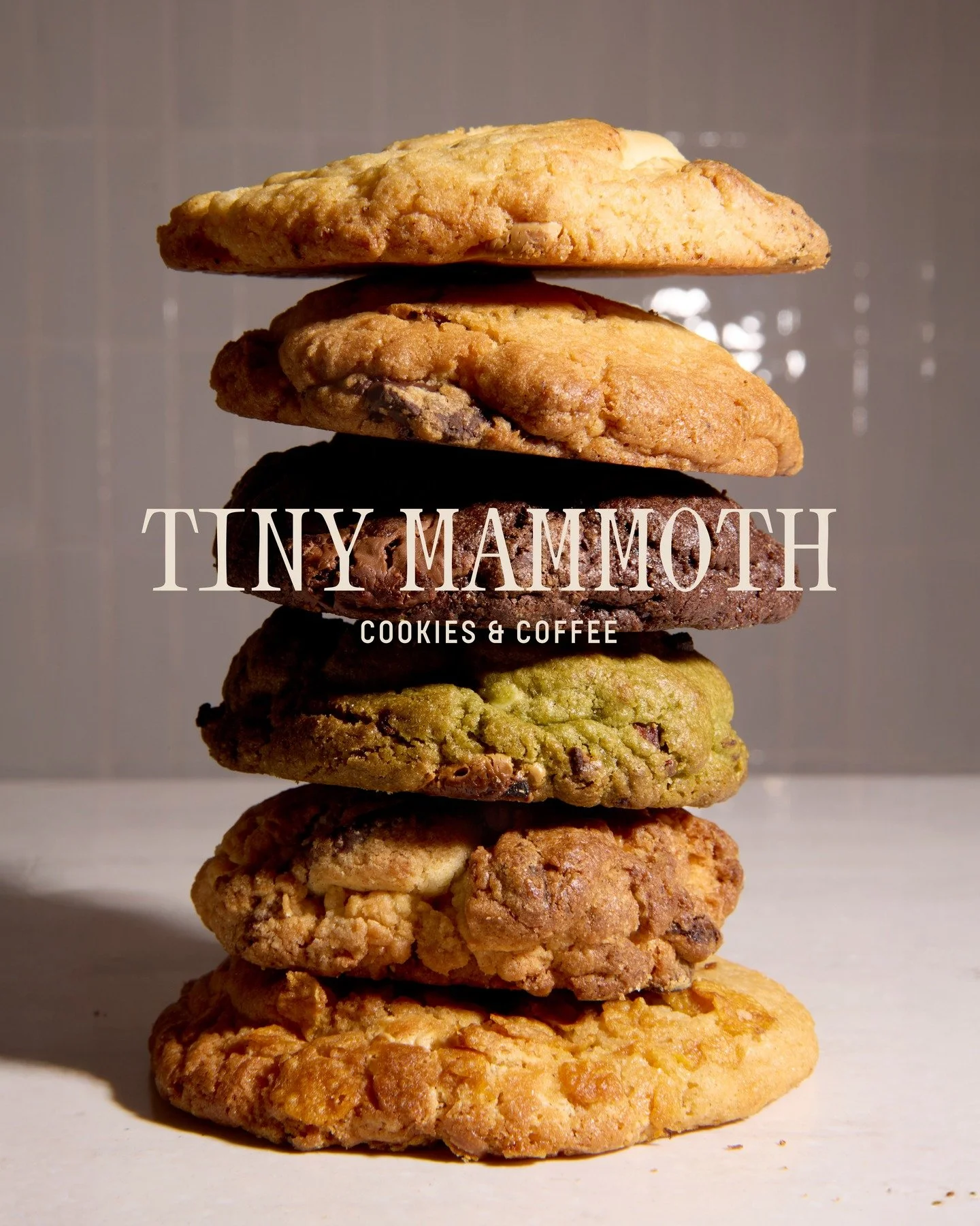 Branding for @tinymammothuk&nbsp;a cookie and coffee shop in London. Our role included strategy, naming and the whole visual language.&nbsp;Merchandise, packaging, signage and advertising.

After launching this summer we hear from founder Lizzie that