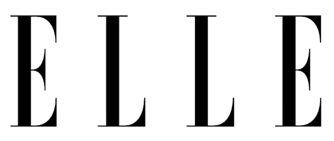 The word 'ELLE' in large black uppercase letters.