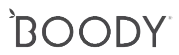 The word 'BODY' in bold black font as part of a logo or text design.