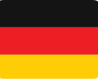 drapeau allemand le contenu pouvant être dispensé orienté autour de la langue allemande