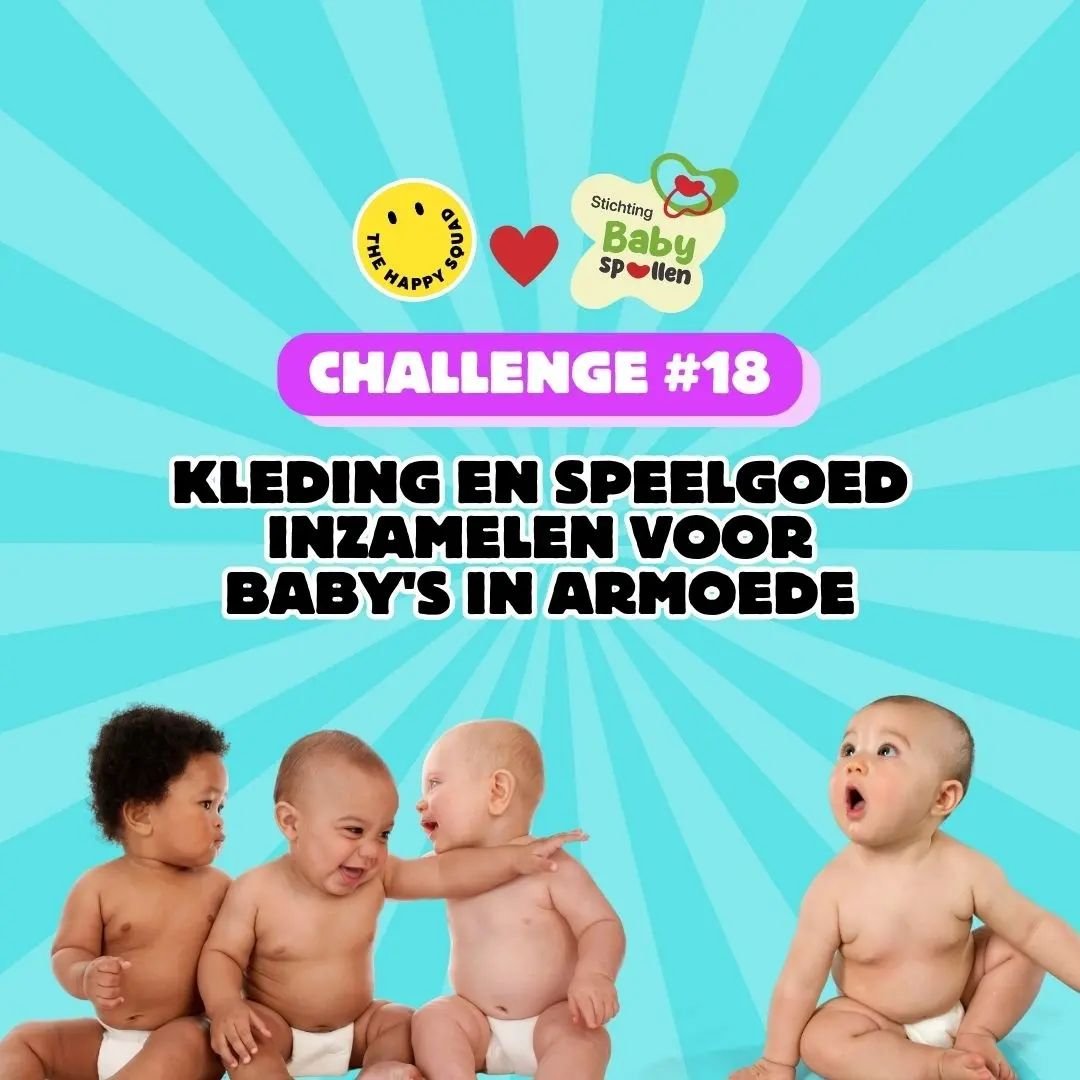 Tijd voor challenge #18! Met een primeur: de eerste samenwerking met een stichting. 

Voor deze challenge gaan we aan de slag voor @stichtingbabyspullen 👶💕

Het doel? Kleding en speelgoed doneren aan ouders in armoede.

✅️Hoe het werkt:
Doneer kled