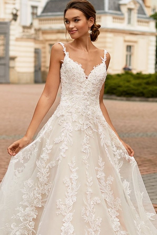 Moonlight Bridal Wedding Dresses H1463