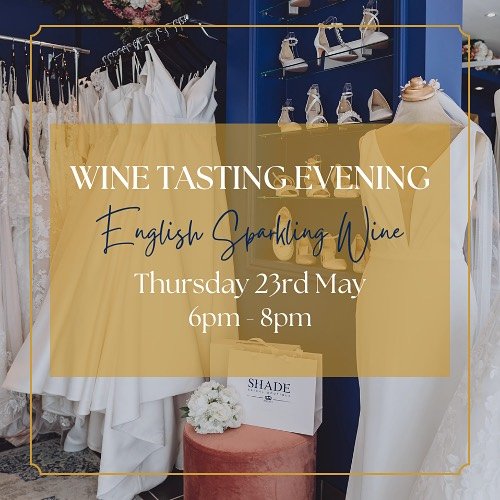 ✨Get ready for our upcoming event! ✨

WINE TASTING EVENING | Thursday 23rd May | 6-8pm

You won&rsquo;t want to miss out on this one! 

&bull; Are you searching for the perfect toasting wine for your wedding day and want to delve into the world of En