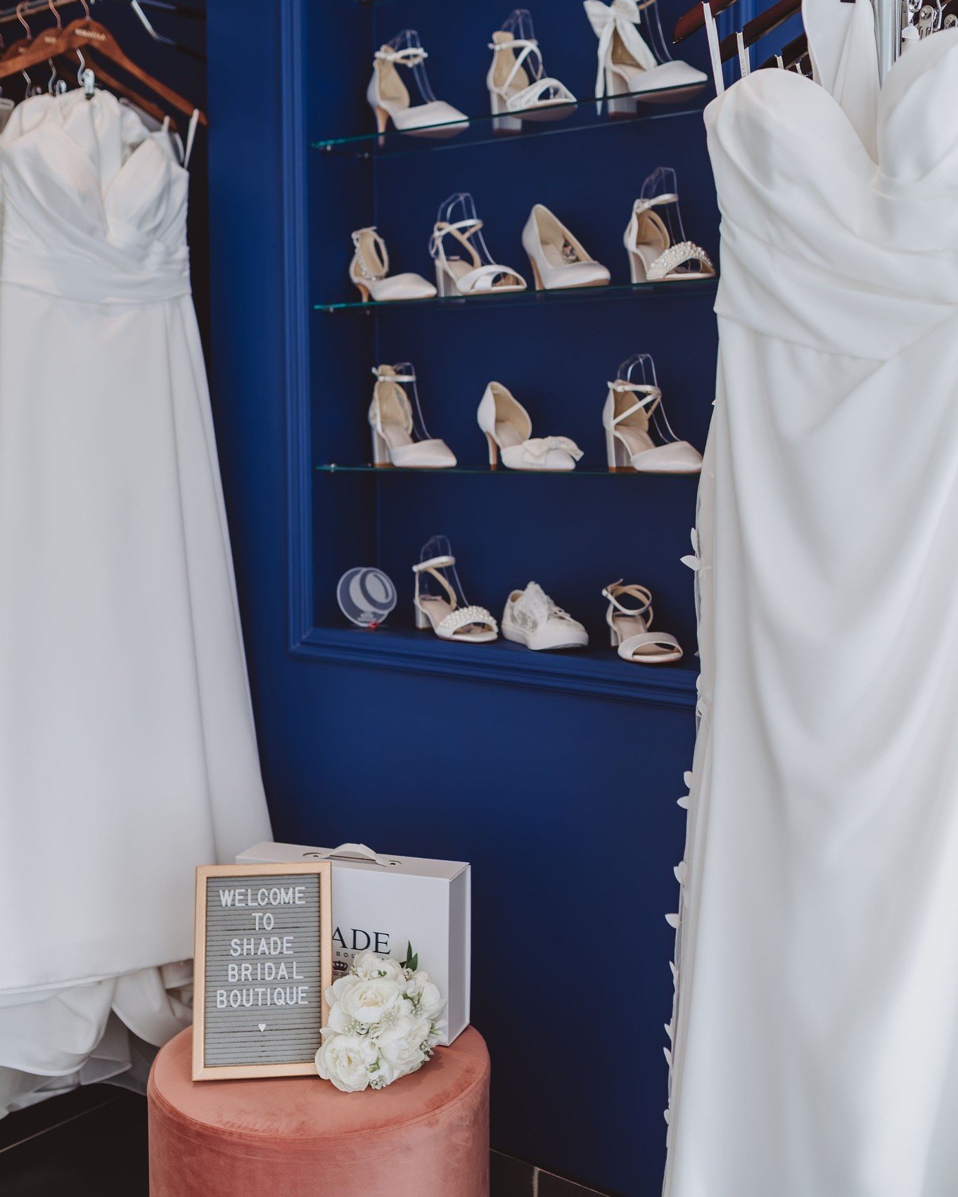 Our shoe collection is curated to accompany our dresses, they are chic, classy and most can be dyed after your wedding day. We want you to get the most out of your bridal look and what could be more special than re-wearing a piece of your wedding day